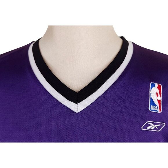 NBA Reebok Sacramento Kings Chris Webber #4 Jersey XL Purple - Picture 4 of 8